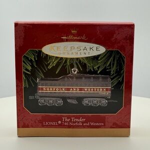Hallmark Ornament 1999 Lionel 746 Norfolk Western Tender Die Cast Train Ornament